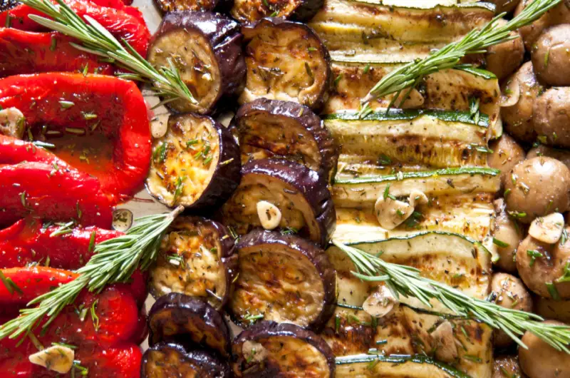 Grilled Vegetable Antipasto.: A Mediterranean Vegetable Delight