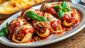 stuffed shells recipe with meat