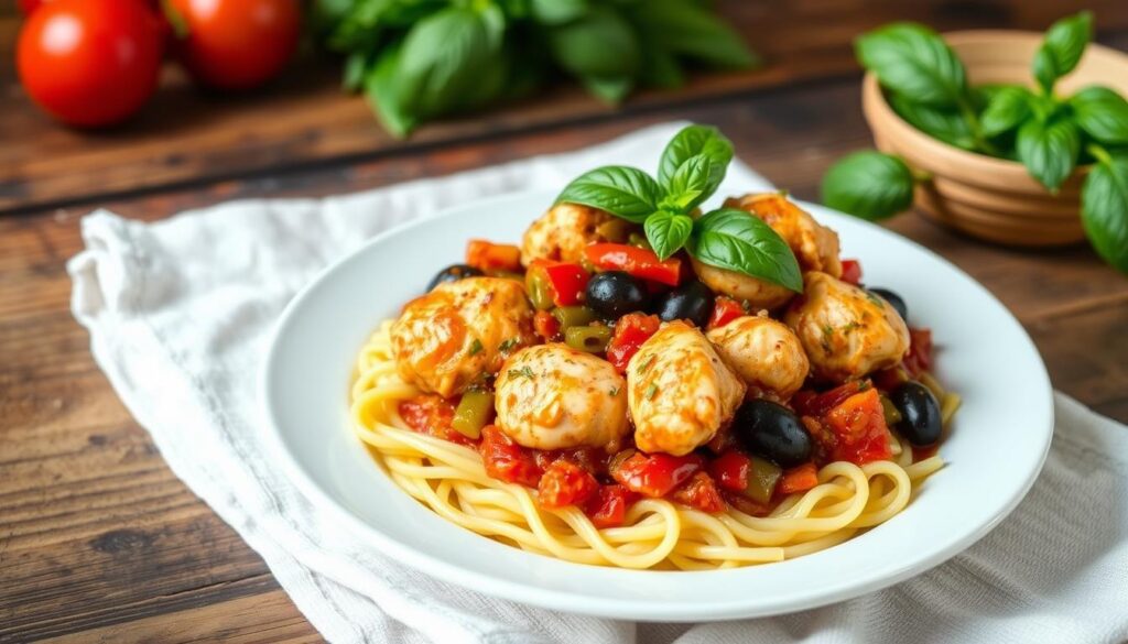 Low-FODMAP Chicken Cacciatore