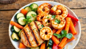 Low-FODMAP Chicken and Shrimp