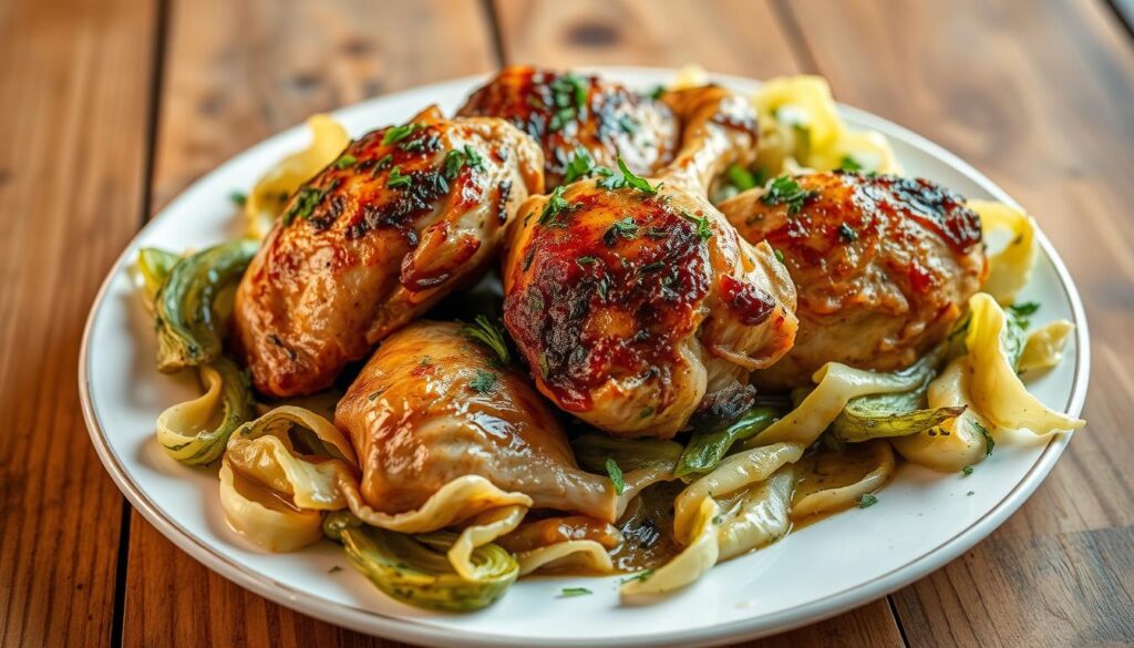 chicken and cabbage