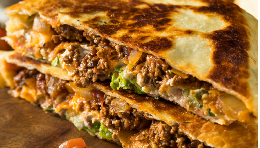 Homemade Beef Quesadilla