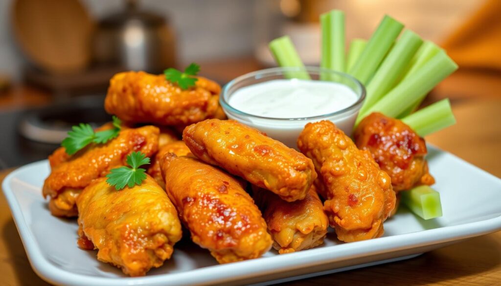 Crispy boneless chicken wings