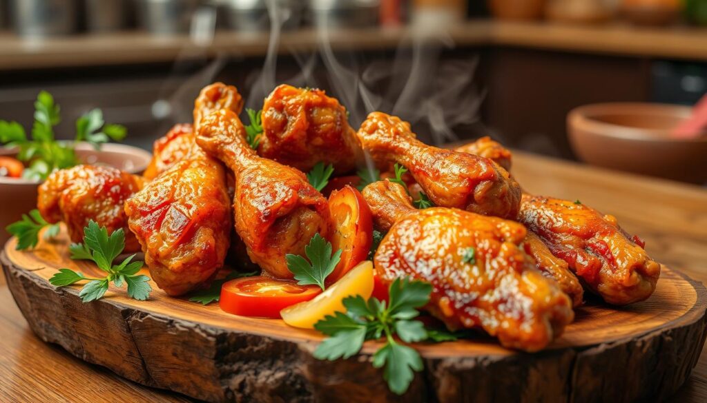 Crispy turkey wings