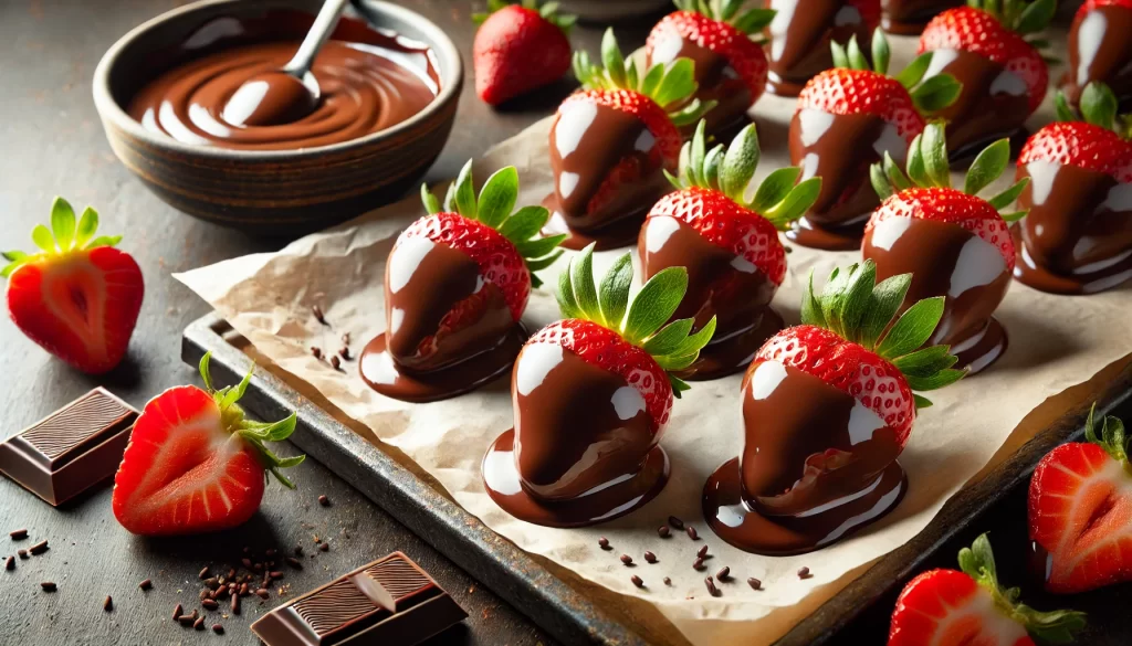 Chocolate-Dipped Strawberries