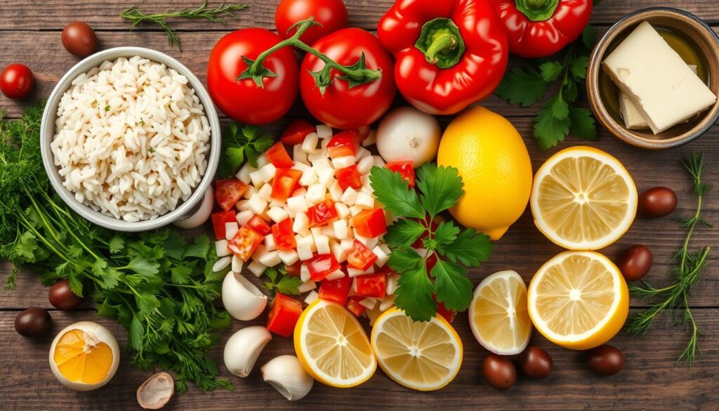 Greek rice ingredients