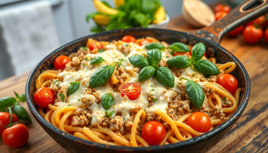 Ground Chicken Pasta