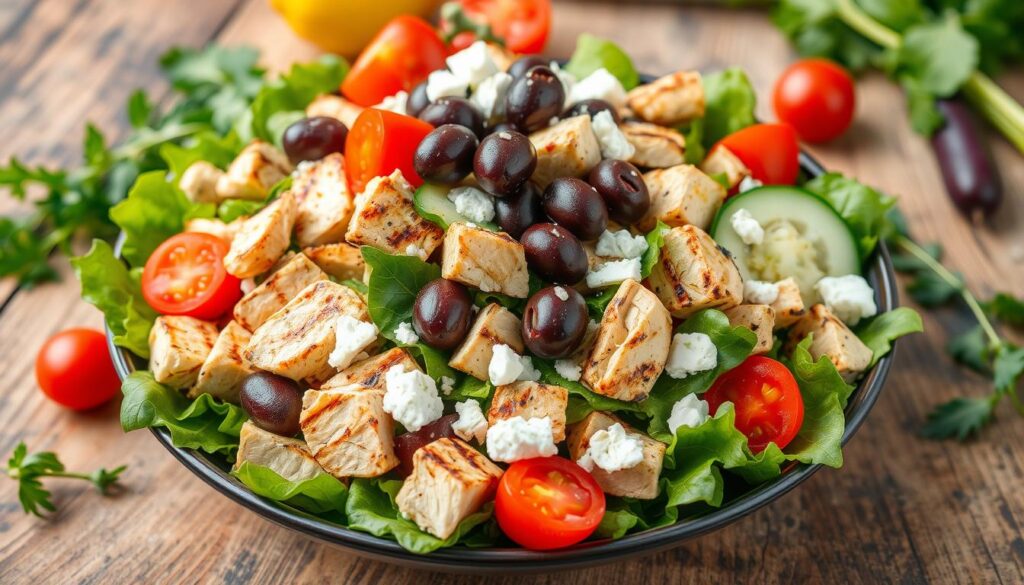 Mediterranean Diced Chicken Salad