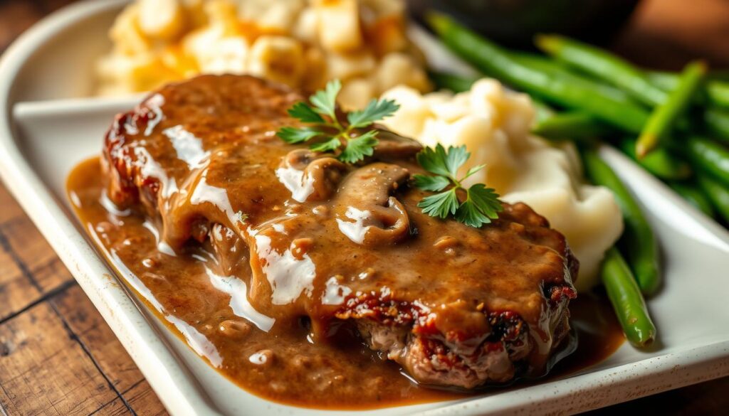 Salisbury Steak with Mushroom Gravy