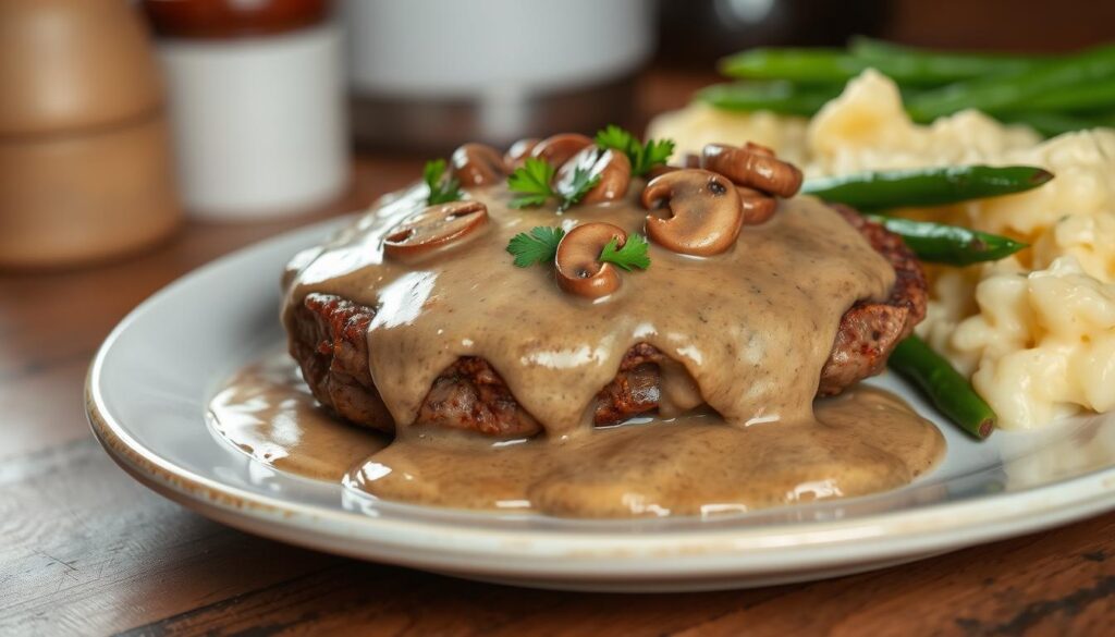 Salisbury Steak with Mushroom Gravy