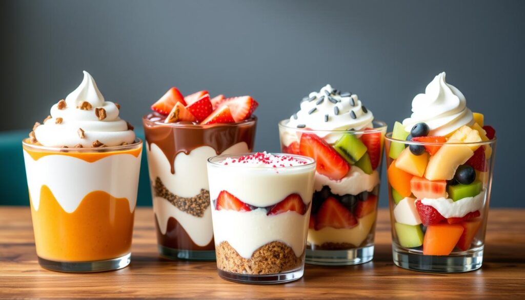 Seasonal dessert cups