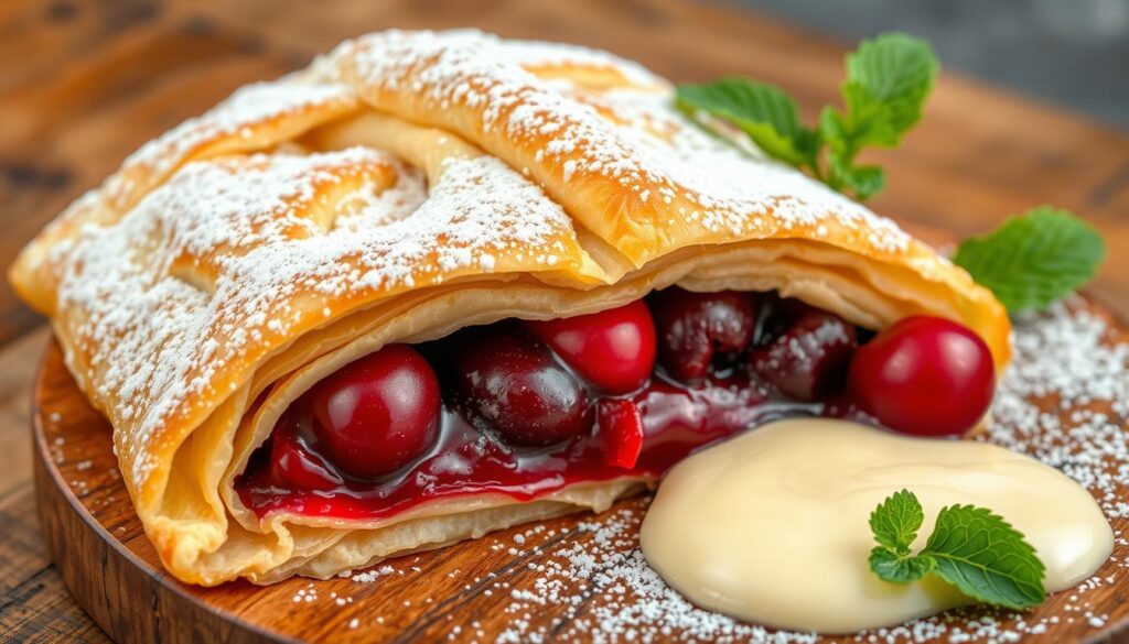 cherry strudel