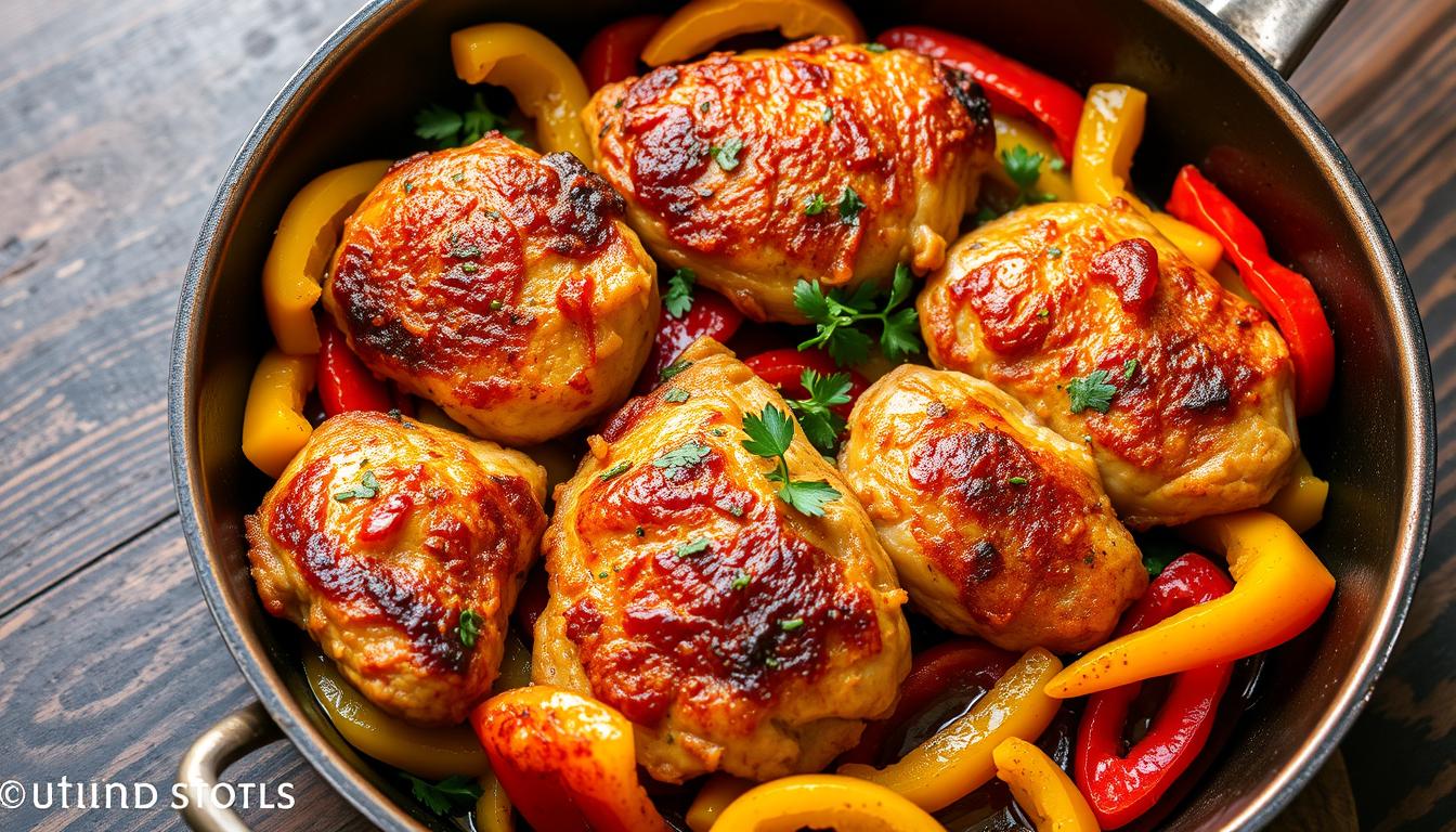 chicken and peppers recipe