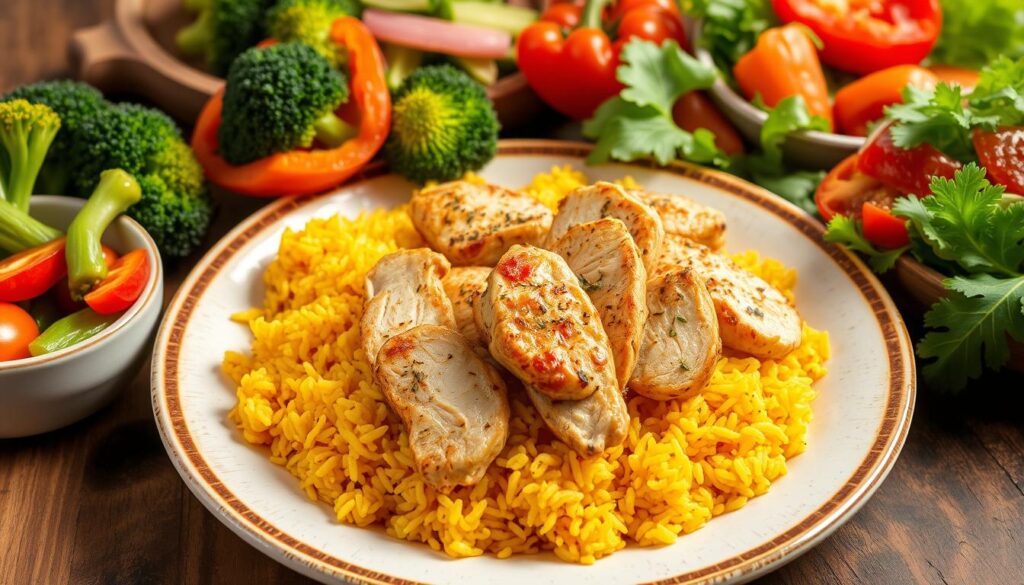 chicken and rice sides