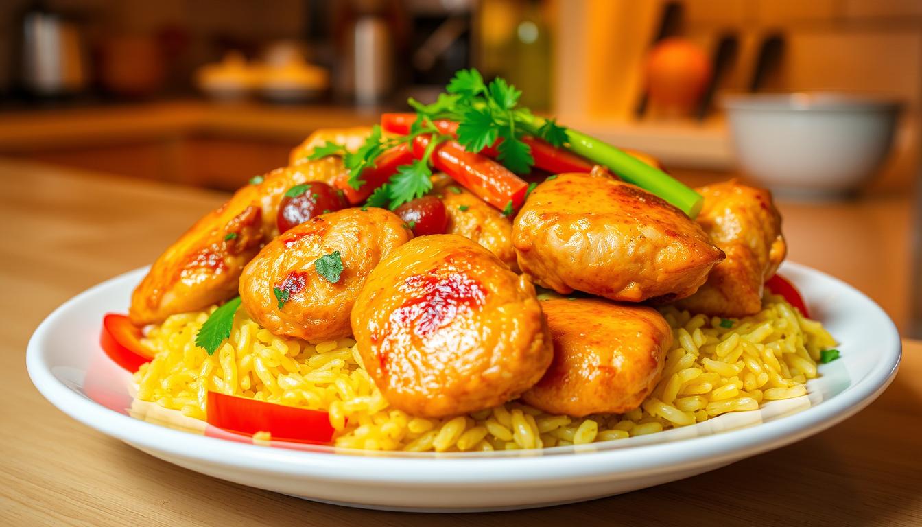 chicken and yellow rice recipe