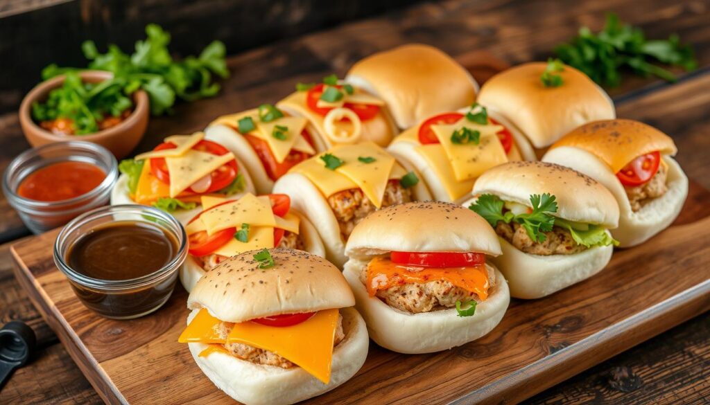 chicken sliders with cheese