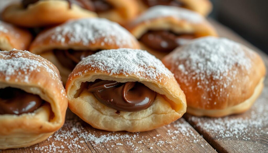 chocolate hazelnut puff pastry