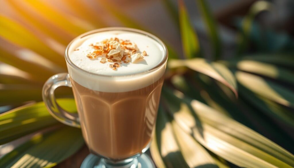 coconut milk latte