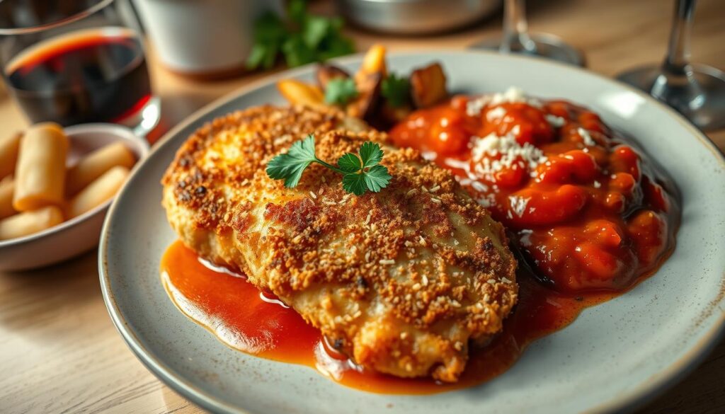 crispy veal cutlets