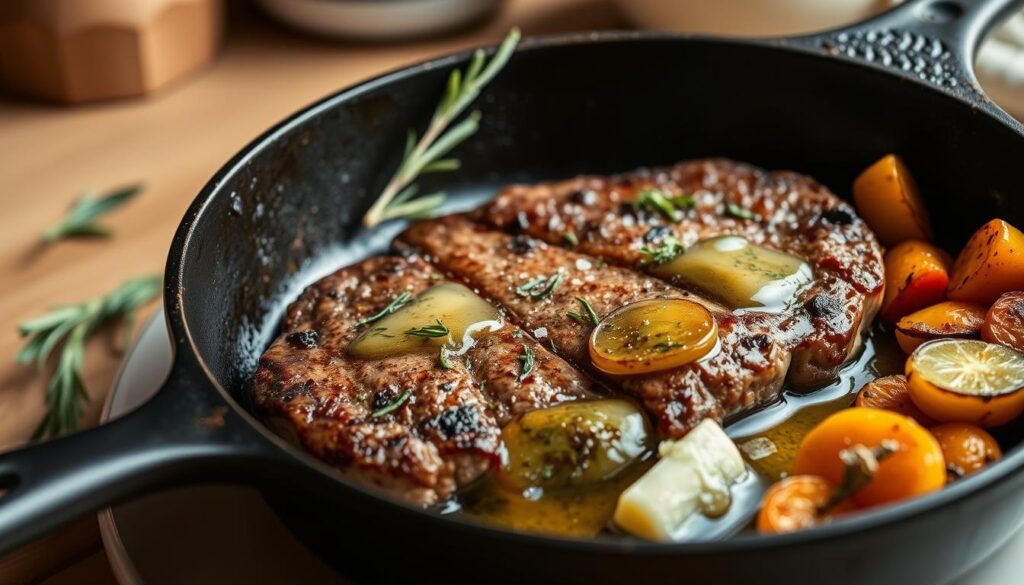 garlic butter round steak