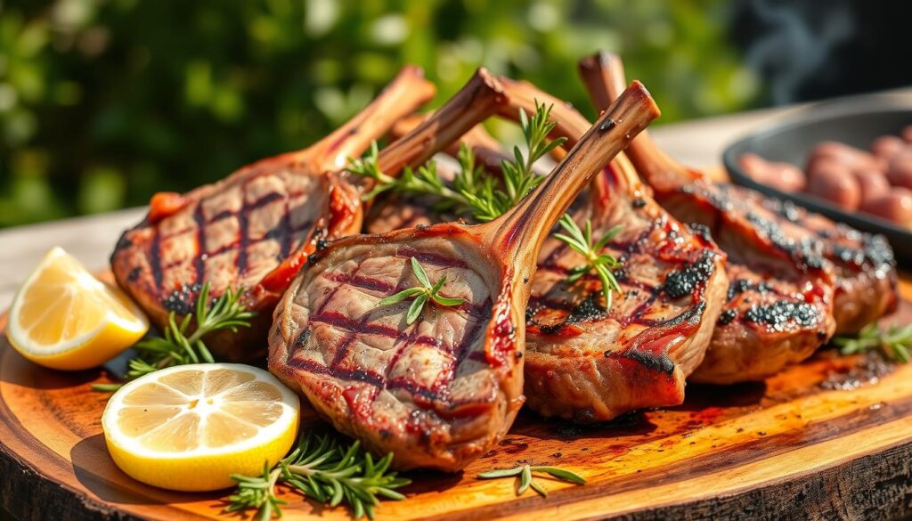 grilled lamb chops