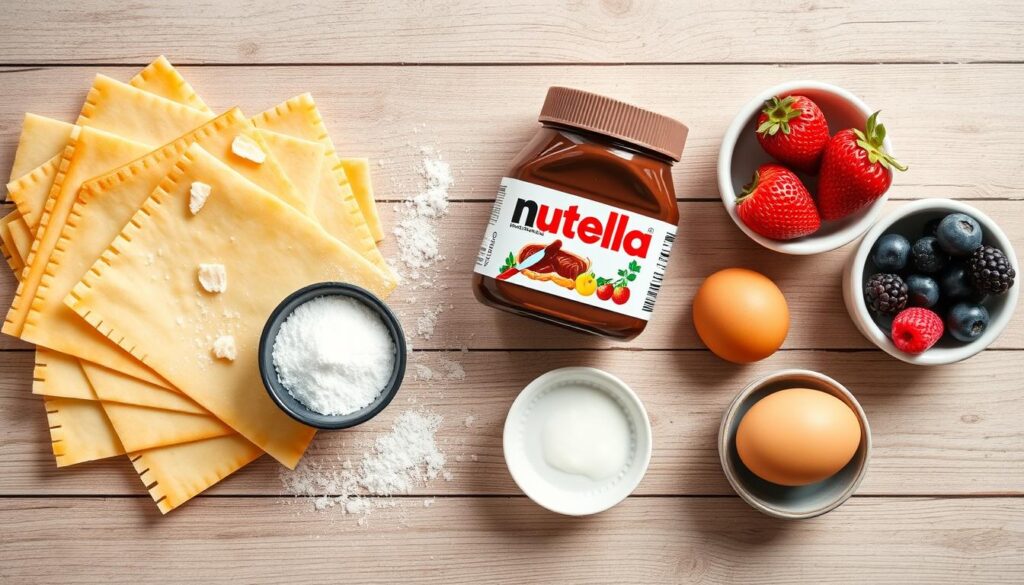 nutella puff pastry ingredients