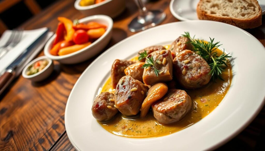 rognons de veau à la moutarde