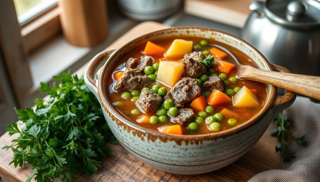 rustic beef vegetable soup