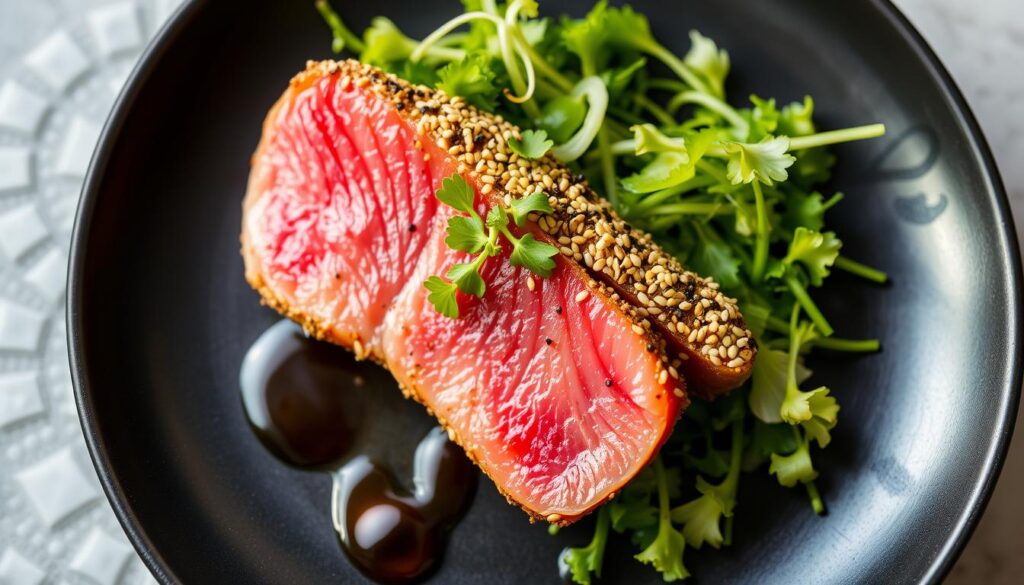 seared ahi tuna steak