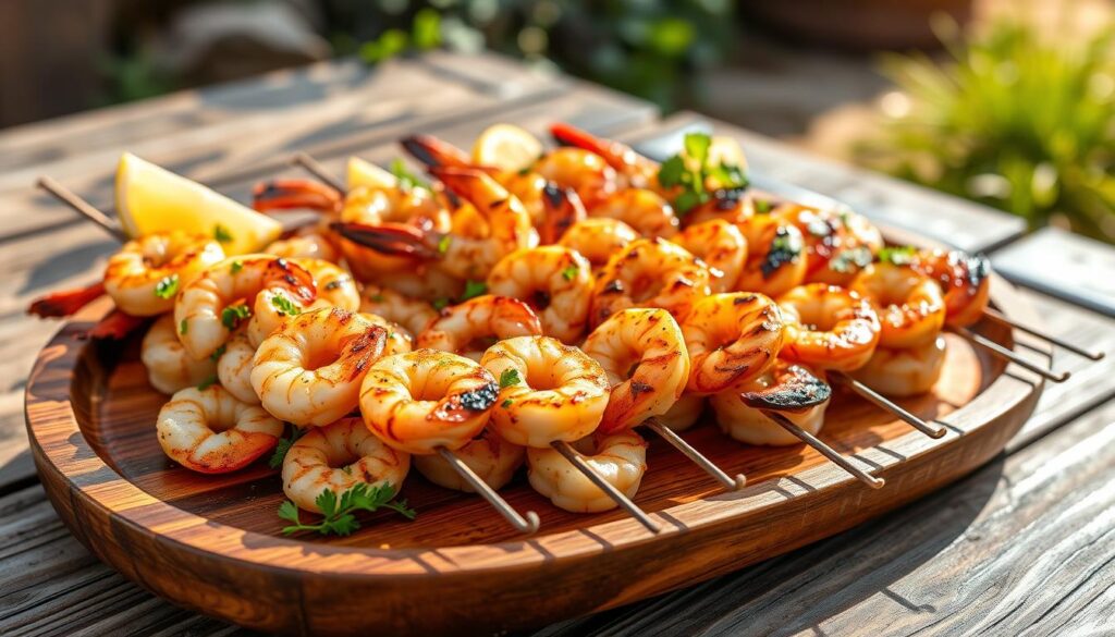 shrimp scallop skewers