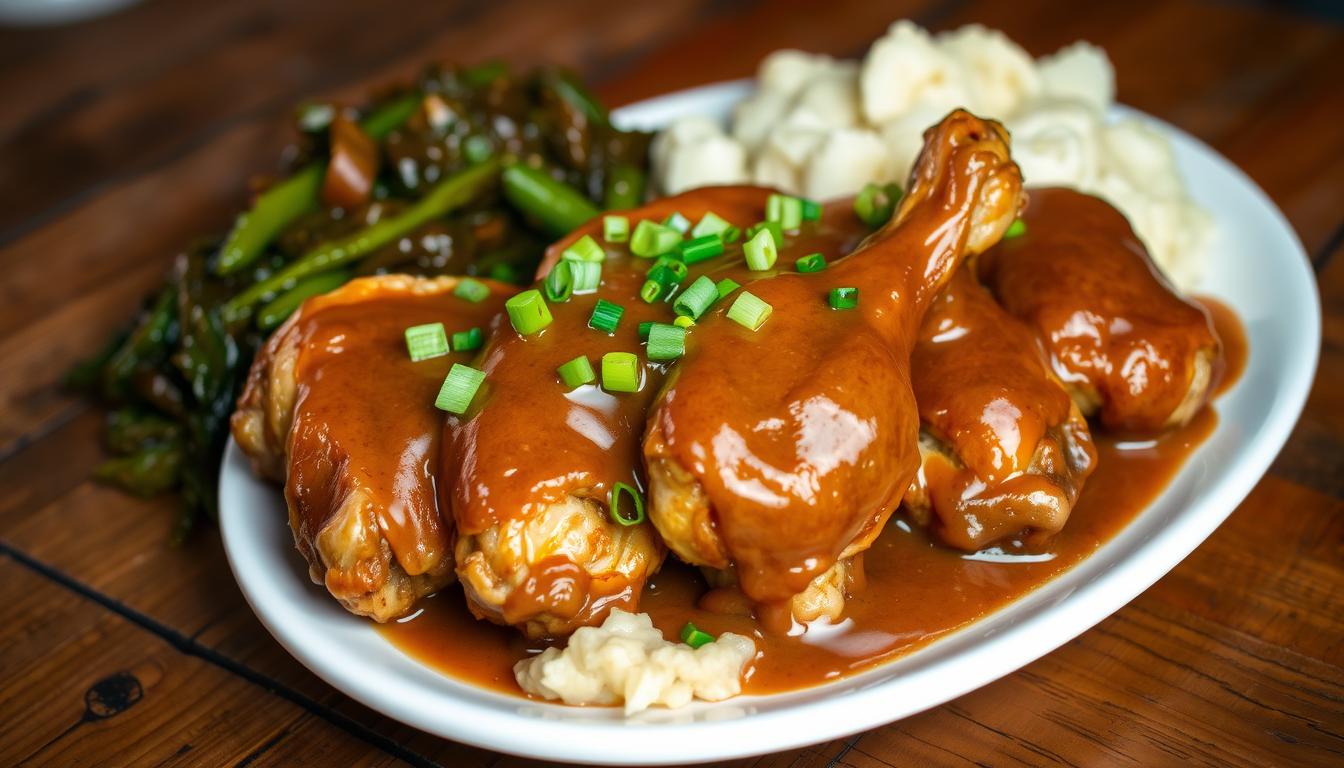 smothered turkey wings recipe