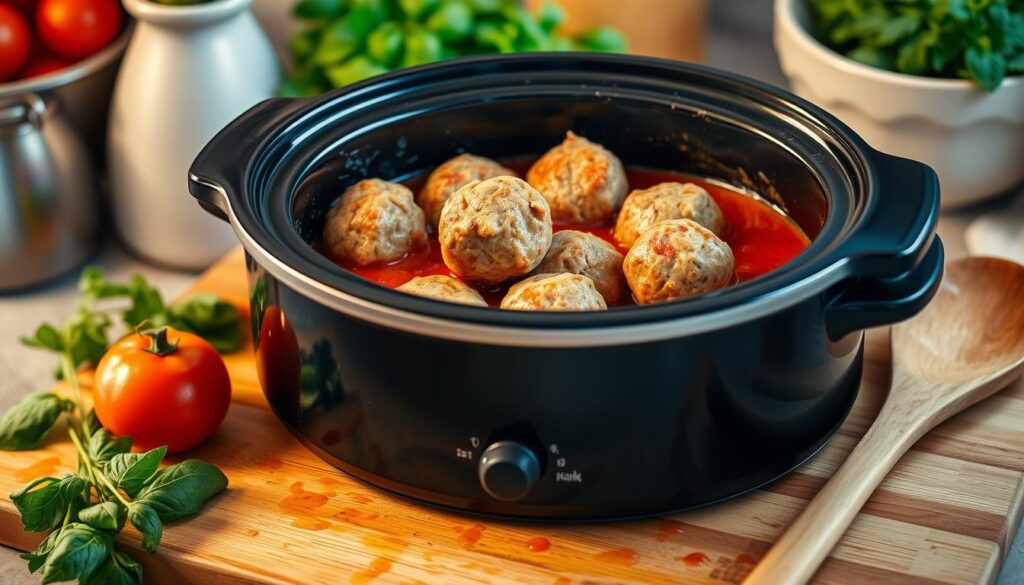 turkey meatballs in slow cooker