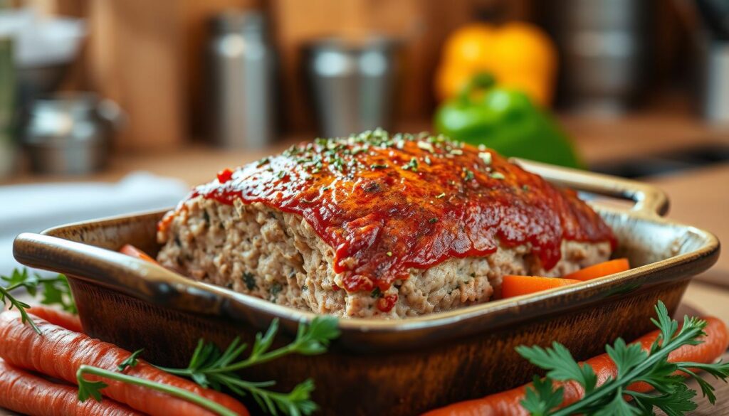 turkey meatloaf baking