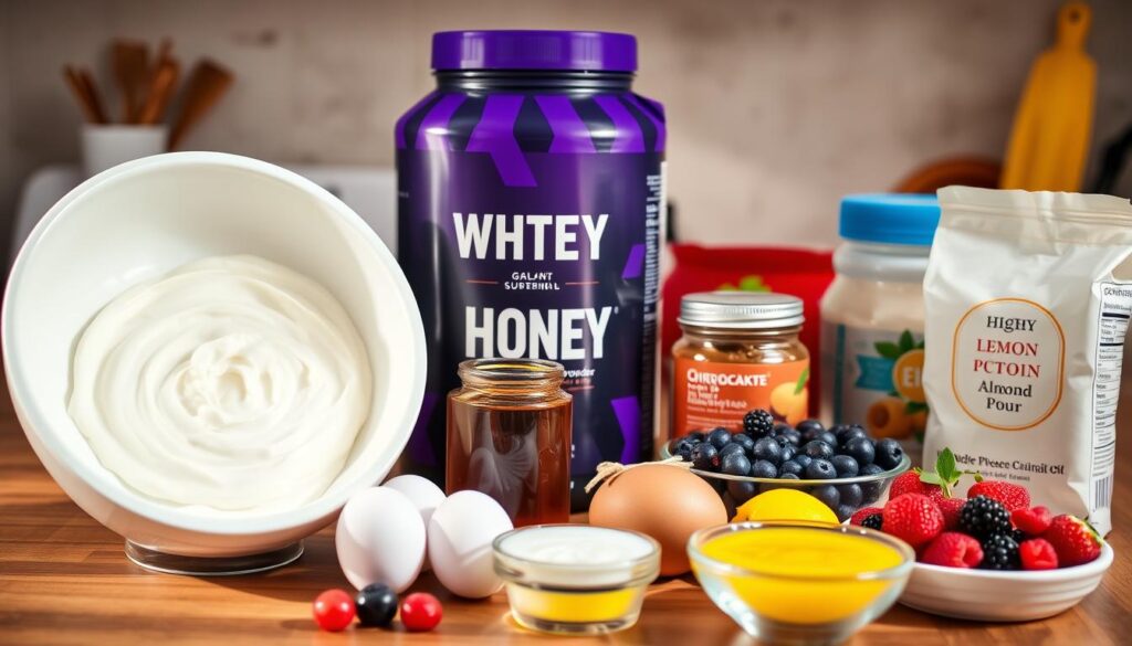 whey protein desserts ingredients